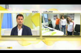 JUTRANJI OBISK TV SLOVENIJA V PISARNAH ŠPORTNE UNIJE